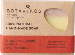 Мыло Botavikos Апельсин сладкий, корица, красная глина, 100 г