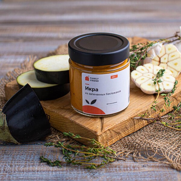 Икра из запеченных баклажанов