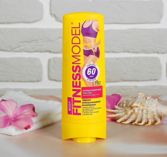 Крем-лазер для тела Fitness Model антицеллюлитный, 200 мл
