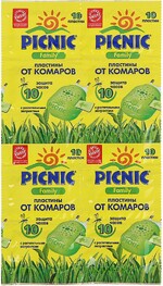 Пластины от комаров Picnic Family Растительные экстракты, 10 шт