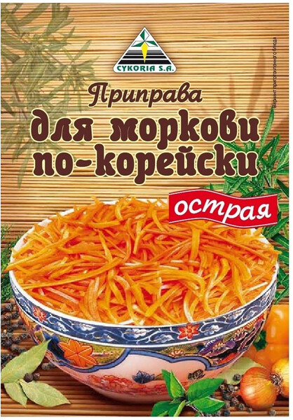 Приправа для моркови по-корейски острая Цикория 30 гр