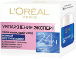 Крем-гель для всех типов кожи L'Oreal Paris Увлажнение Эксперт ночной, 50 мл