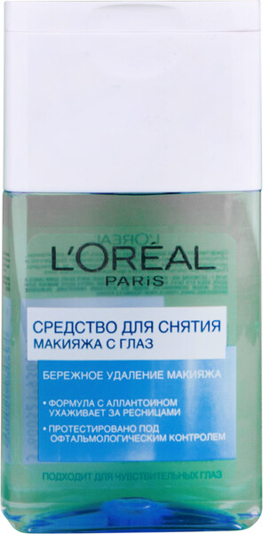 Средство для снятия макияжа с глаз L'Oreal Бережное очищение, 125 мл