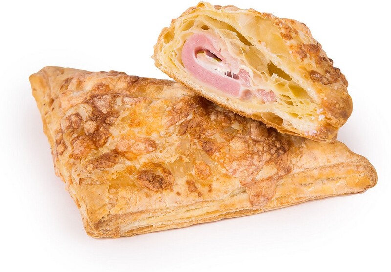 Слойка с ветчиной и сыром, 90 г