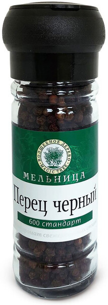 Перец черный (горошком)  60г в мельнице, Волшебное дерево