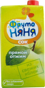 Сок ФрутоНяня Яблоко прямого отжима, с 3 лет, 0,5 л
