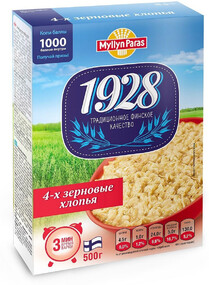 Хлопья Myllyn Paras 1928 4-х зерновые 500 гр.