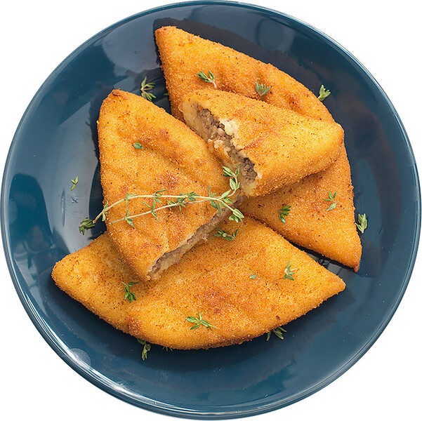 Зразы картофельные с мясом 220г Уже готово 2 шт в наборе Россия