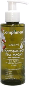 Гидрофильное гель-масло д/лица Compliment  для сухой и чувствительной кожи 150мл