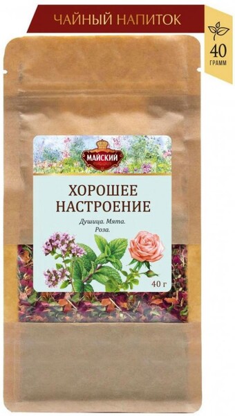 Чайный напиток «Майский» Хорошее настроение крупнолистовой, 40 г