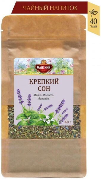 Чайный напиток «Майский» Крепкий сон крупнолистовой, 40 г