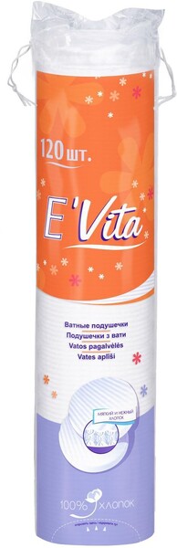 Ватные диски Bella  E'Vita 120 шт