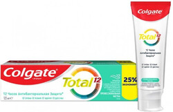 Зубная паста Colgate Total 12 профессиональная отбеливающая антибактериальная 125 мл