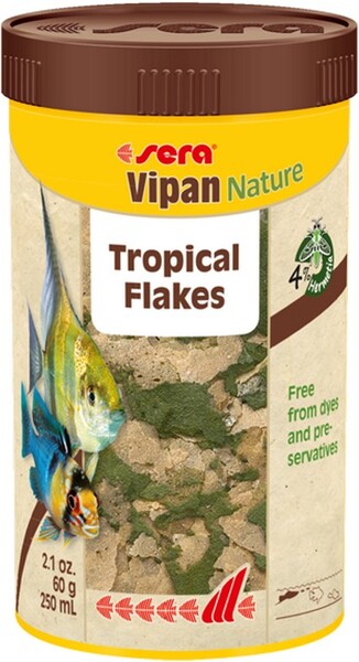 Корм для рыб основной в хлопьях VIPAN NATURE 250мл 60г