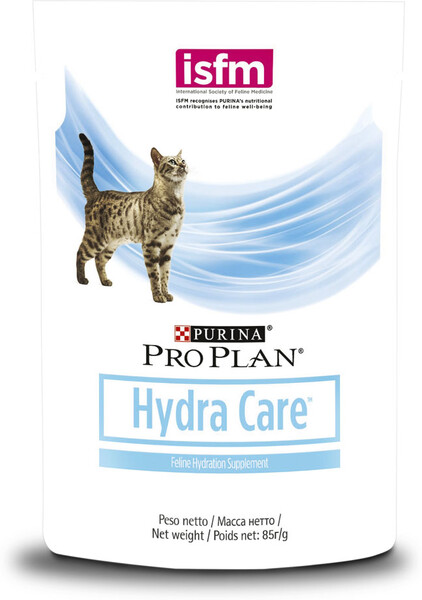 Hydra Care для взрослых кошек для увеличения потребления воды и снижения концентрации мочи, 85 г