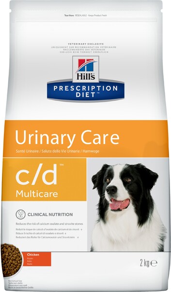 Prescription Diet c/d Multicare Urinary Care сухой корм для собак, лечение МКБ, с курицей, 12кг