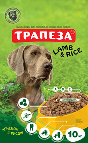 Lamb and Rice корм для собак всех пород старше 1 года, с ягненком и рисом, 10 кг