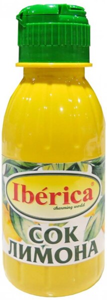 Сок лимона Iberica прямого отжима 125мл