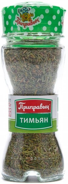 Тимьян, баночка солонка, Приправыч, 12 гр., стекло