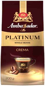 Кофе Ambassador platinum Ambassador Platinum Crema 200 гр. зерно пакет (12)