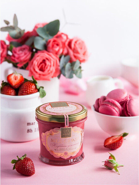 Мед-суфле Peroni Honey Клубника-земляника 250 г