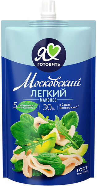 Майонез МЖК Московский Провансаль легкий 30%  200 мл с дозатором Россия