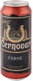 Пиво темное CERNOVAR фильтрованное пастеризованное, 4,5%, ж/б, 0.5л Чехия, 0.5 L