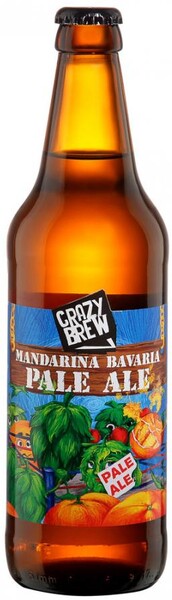 Пиво Crazy Brew Pale Ale Mandarina Bavaria (Крейзи Брю Пейл Эль Мандарина Бавария) светлое 5% 0.5 л