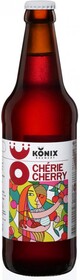 Напиток пивной осветленный KONIX BREWERY Kriek Cherie cherry нефильтрованный, 5%, 0.5л Россия, 0.5 L