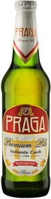 Пиво Praga Premium Pils (Прага Премиум Пилс) светлое фильтрованное 4.7% (стекло) 0.5 л