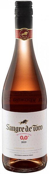 Вино Torres Sangre de Toro (Торрес Сангре де Торо) розовое полусладкое безалкогольное 0.75 л