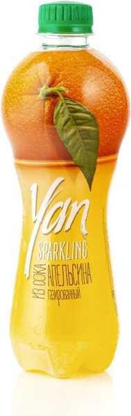 Напиток сокосодержащий YAN Sparkling апельсиновый газ. ст. 0.47L