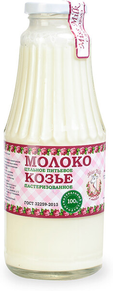 Молоко Miss Milk Козье 3-4% 500г