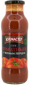 Сок Кухмастер, томатный с черным перцем, 700 мл., стекло