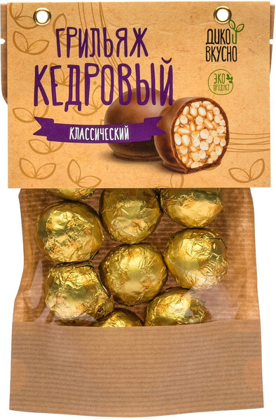 Конфеты Грильяж кедровый 160 г