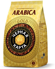 Кофе  в зернах Черная Карта Gold, 1000г.