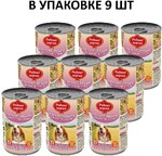Консервы для собак «Родные корма» птица с потрошками в желе по-московски, 410 г