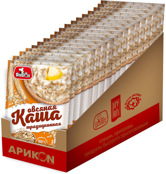 Каша овсяная быстрого приготовления, 37 г