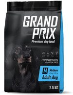 Корм сухой Grand Prix Medium Adult с курицей для взрослых собак средних пород 2.5 кг
