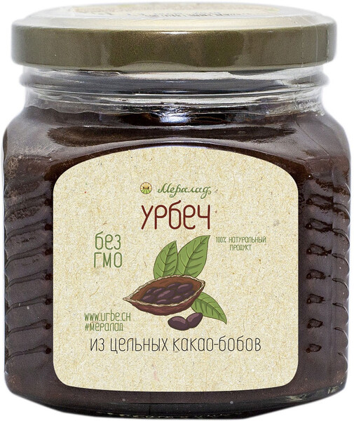 Урбеч из цельных какао-бобов, 230 г