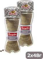 Перец черный молотый, баночка солонка, Приправыч, 48 гр., стекло