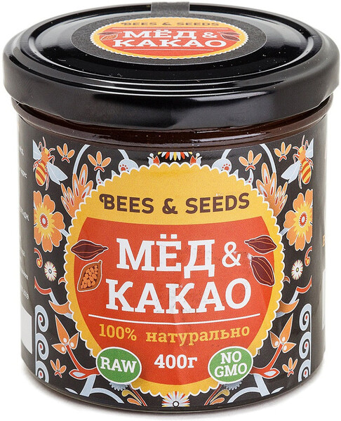 Медовый урбеч Мед и Какао 400г