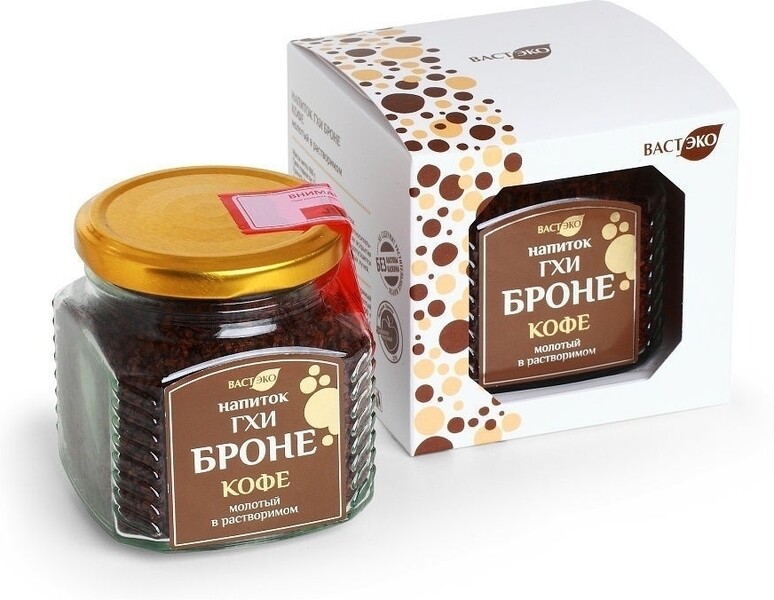 Напиток ГХИ БРОНЕ КОФЕ молотый в растворимом