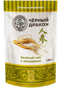 Чай зеленый с женьшенем, 100 гр.
