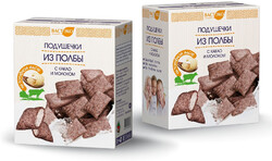 Подушечки из полбы с какао и молоком Вастэко, 200 г