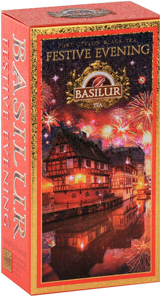 Чай листовой Basilur Infinite Moments Festive Evening Праздничный вечер 75 г