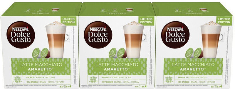 Кофе в капсулах Nescafe Dolce Gusto Latte Macchiato Amaretto 16шт