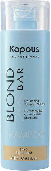 Шампунь BLOND BAR для тонирования волос песочный, 200 мл