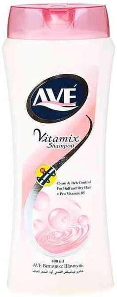 Шампунь для сухих и поврежденных волос AVE, 400 мл., пластиковая бутылка