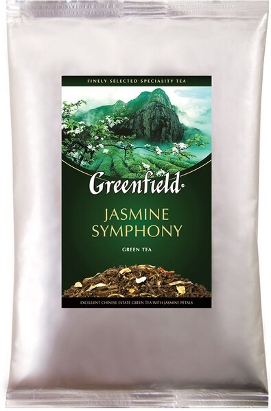 Greenfield Jasmine Symphony зеленый листовой чай 250 г
